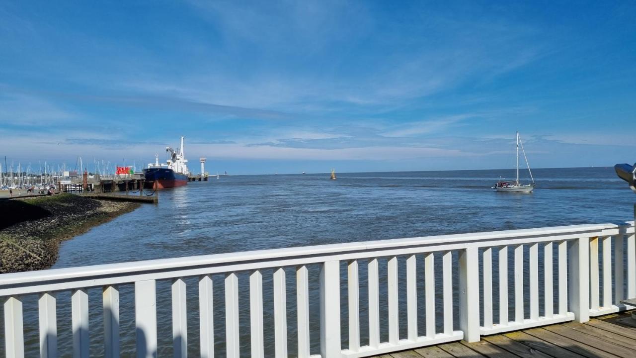 Fewo-Elbsicht-405 Cuxhaven Buitenkant foto